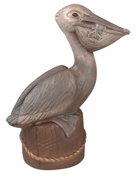 Pelican On Piling Sculpture for Outdoor Decor